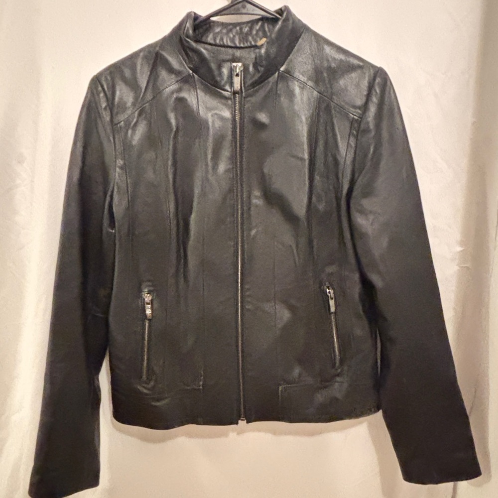 Pelle Studio Classic Black Leather Jacket
